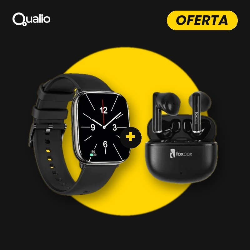 SMARTWATCH AXIA FOX BOX + AURICULAR BLUE TWS FOXBOX HARMONY