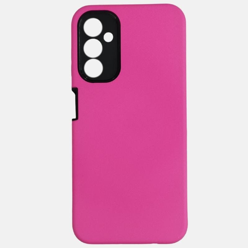 FUNDA SOFT C/PROTECTOR CAMARA FUCSIA SAMSUNG A14