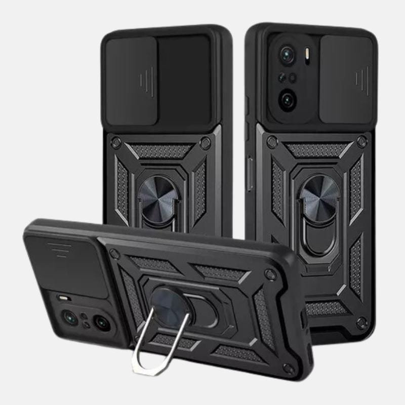 FUNDA SUPER RING NEGRA XIAOMI POCO F3