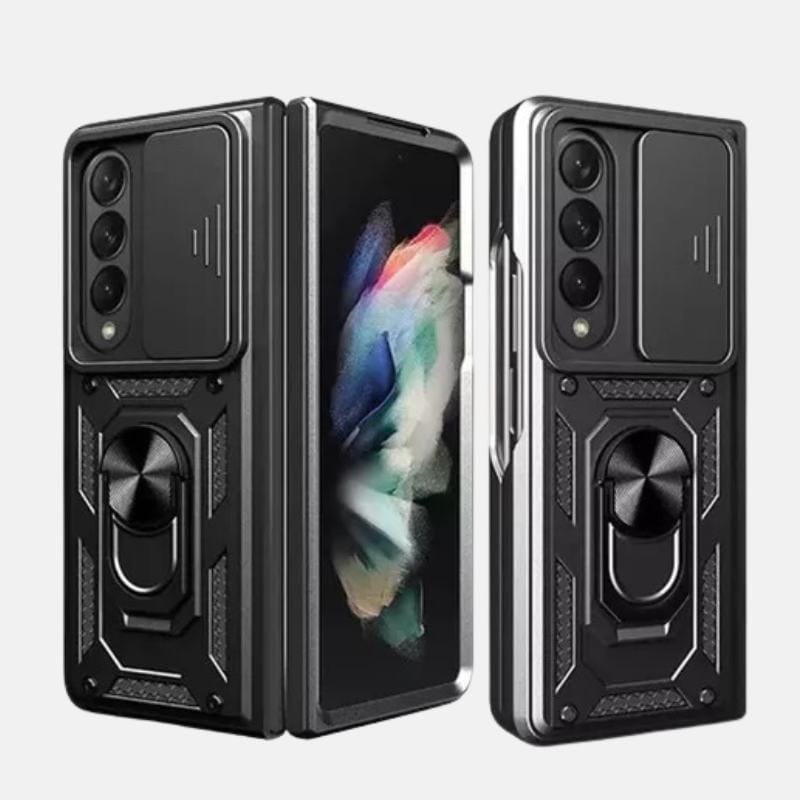 FUNDA SUPER RING NEGRO MOTOROLA Z FOLD 4