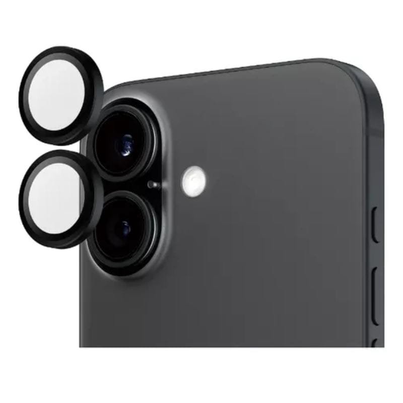 Alternative view of PROTECTOR CAMARA INDIVIDUAL NEGRO IPHONE 16