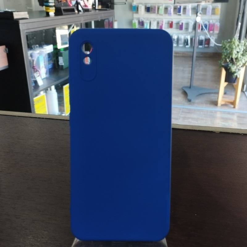 FUNDA SILICONA AZUL XIAOMI REDMI 9A