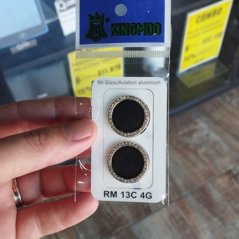 PROTECTOR DE CAMARA BRILLO DORADO NOTE 13C