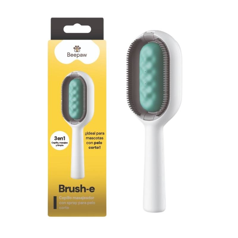 CEPILLO BEEPAW CON CERDAS BRUSH-E PARA PELO LARGO