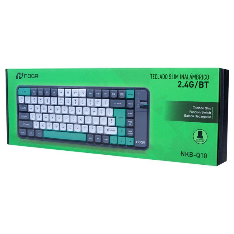 TECLADO INALAMBRICO + BLUETOOTH NKB-Q10 - Imagen 3