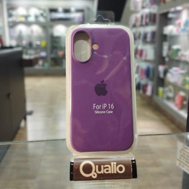 FUNDA SILICONE CASE UVA IPHONE 16