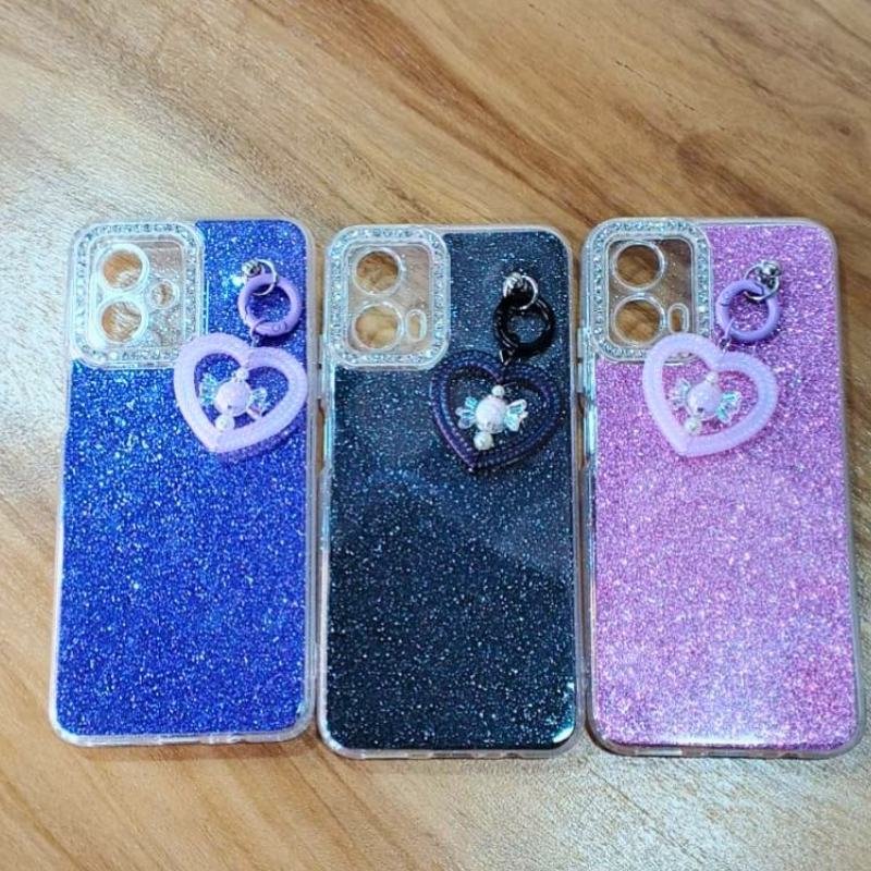 FUNDA BRILLO CORAZON SAMSUNG A06