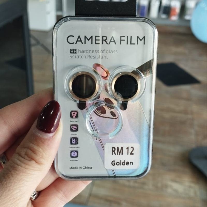 PROTECTOR DE CAMARA INDIVIDUAL DORADO XIAOMI REDMI 12