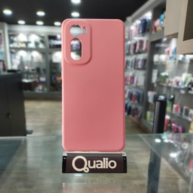 FUNDA SILICONA ROSA MOTOROLA EDGE 30