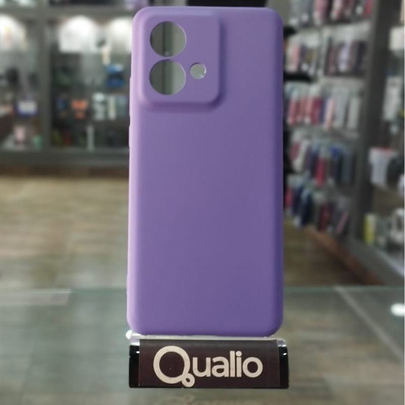 FUNDA SILICONA LILA MOTOROLA EDGE 40 NEO