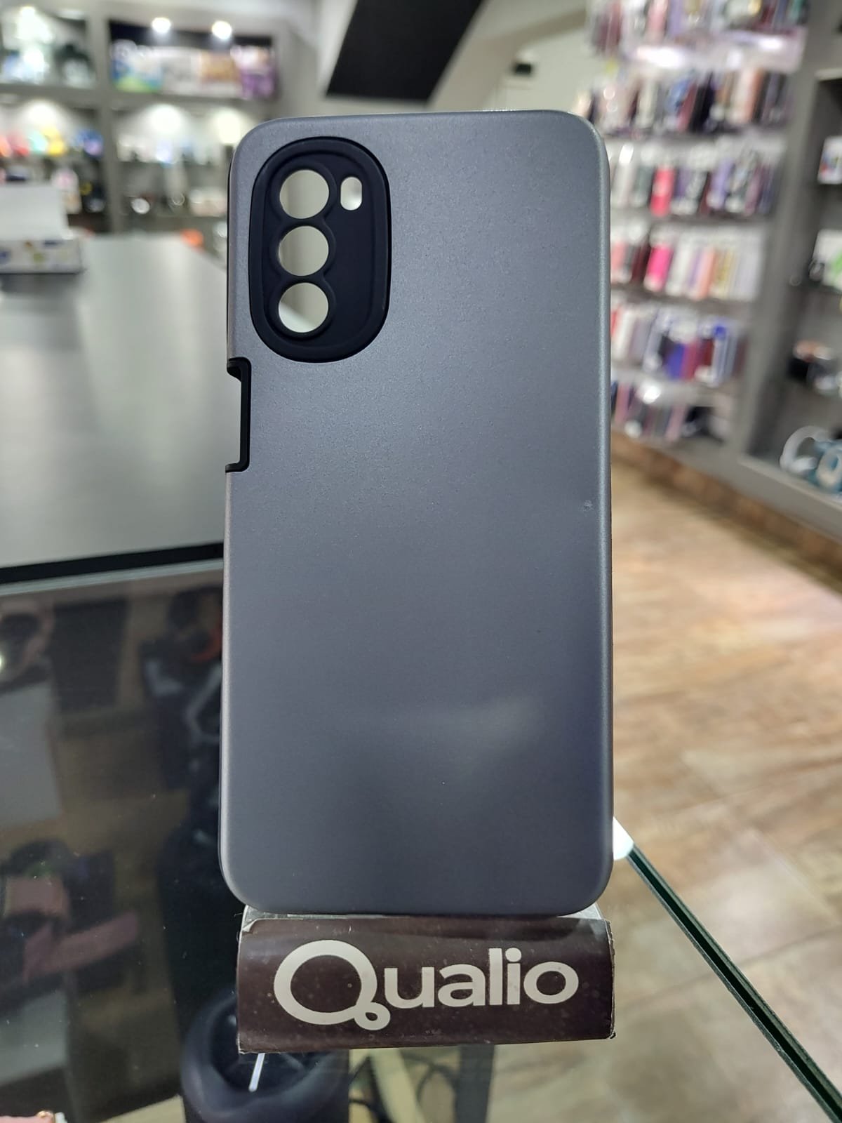 FUNDA SOFT GRIS MOTOROLA G52/G82