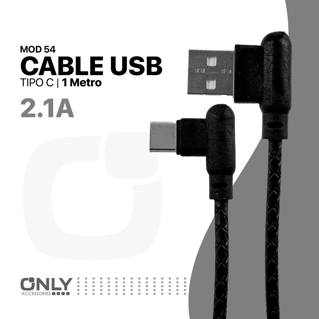 CABLE USB MOD2038 TIPO C ONLY BOLSITA