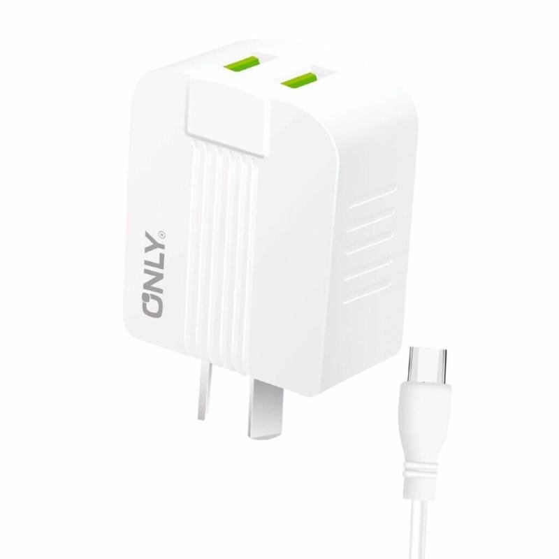 Alternative view of CARGADOR 220V MODO-006 - 1USB + TIPO C - ONLY PREMIUM