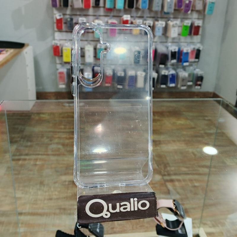 FUNDA CLEAR PREMIUM BORDE COLOR TRANSPARENTE SAMSUNG A56 5G