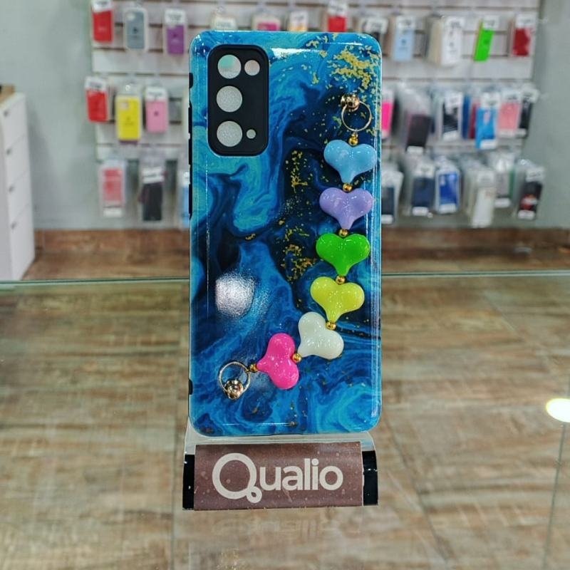 FUNDA MARMOL CON CADENA SAMSUNG S20FE