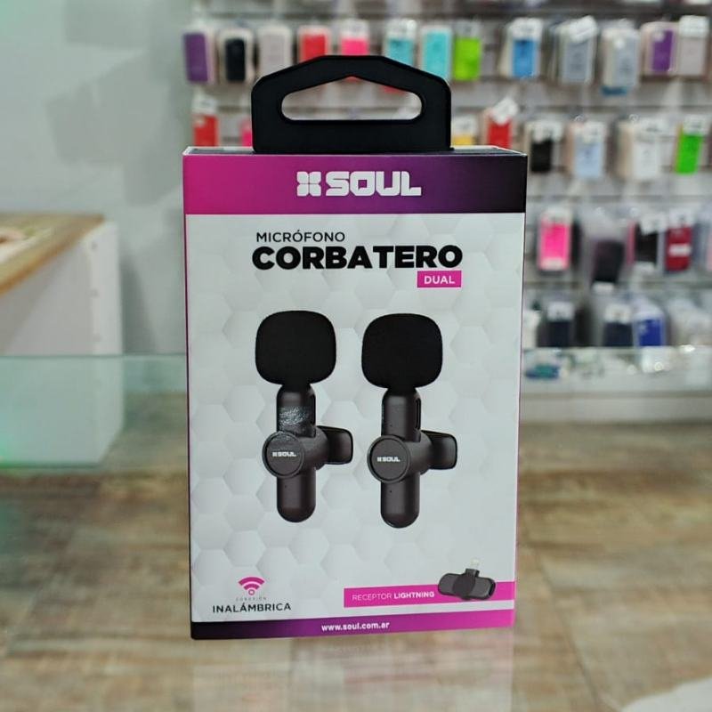 MICROFONO INALAMBRICO CORBATERO X2 PARA CELULAR LIGHTINING
