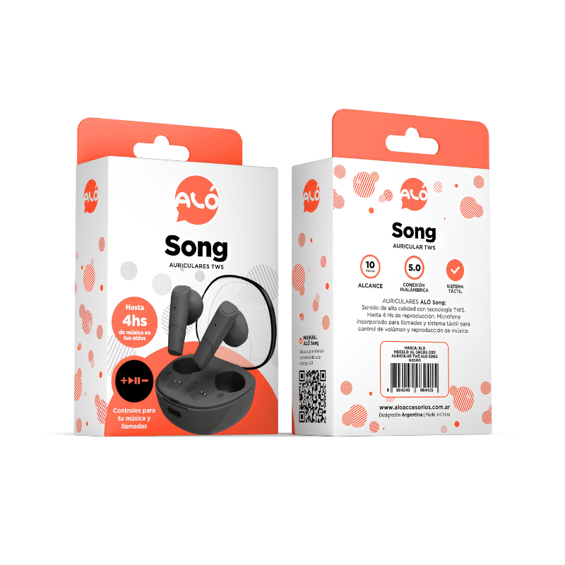 AURICULAR TWS ALO SONG