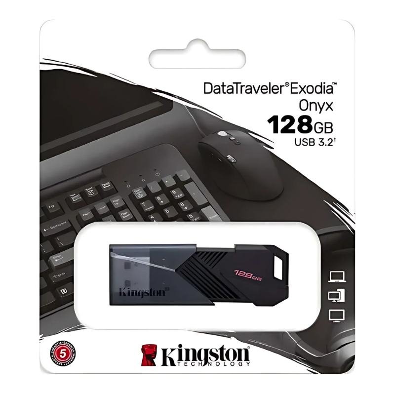 Alternative view of PENDRIVE KINGSTON DTXS 128.00 GB EXODIA S USB3.2