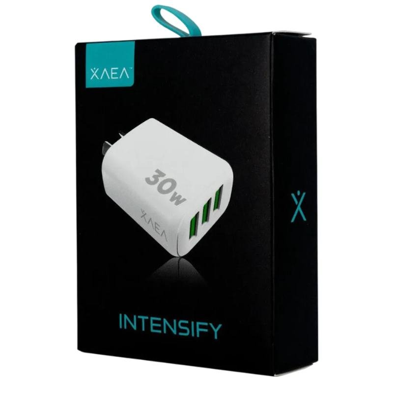 CARGADOR 220 INTENSIFY 30W 3 USB XAEA - Imagen 3