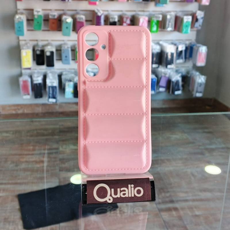 FUNDA SILICONA ROSA PUFFER SAMSUNG S23FE