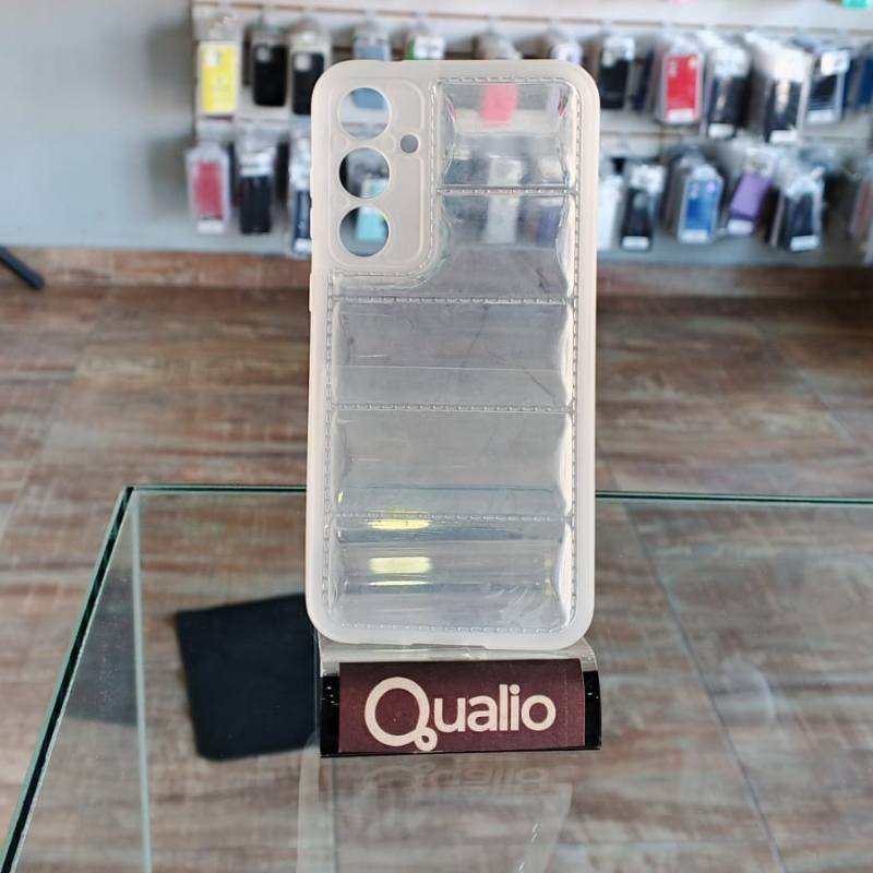 FUNDA SILICONA TRANSPARENTE PUFFER SAMSUNG S23FE