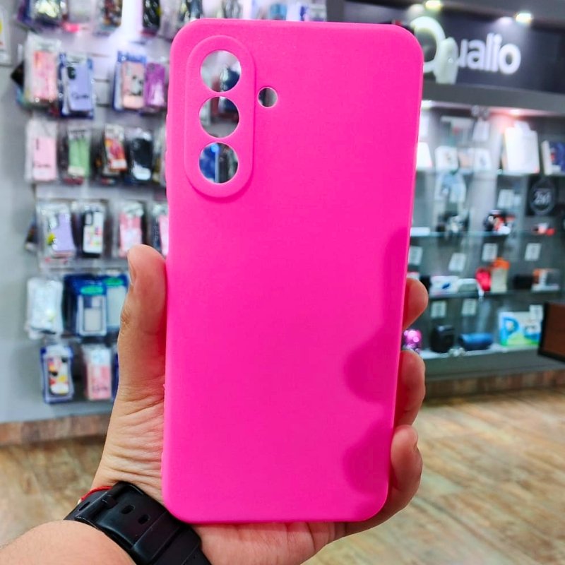 FUNDA SILICONA SAMSUNG A17 FUCSIA
