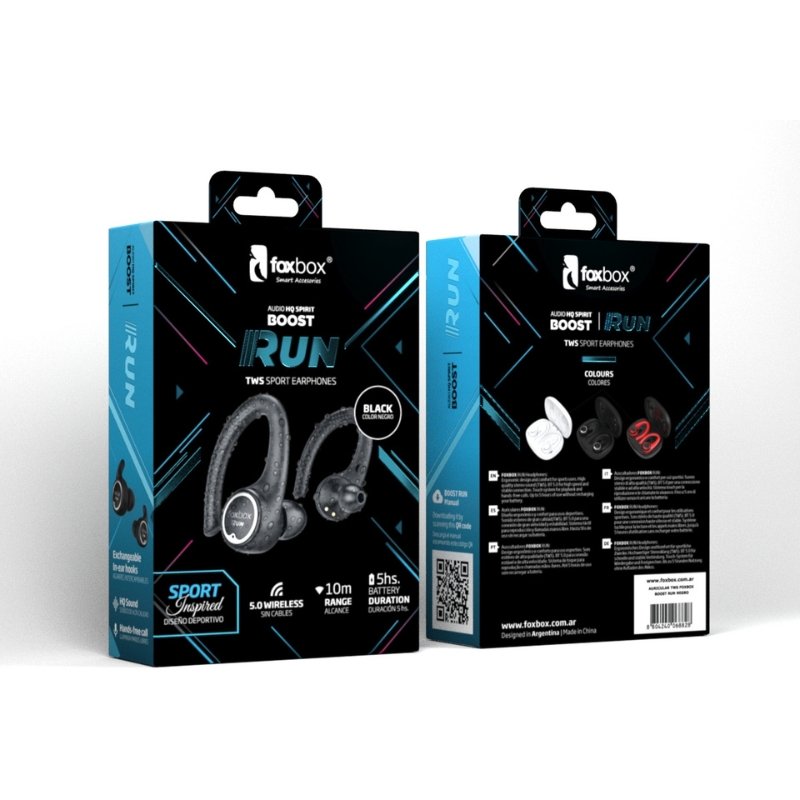 AURICULAR TWS FOXBOX BOOST RUN BLANCO - Imagen 3