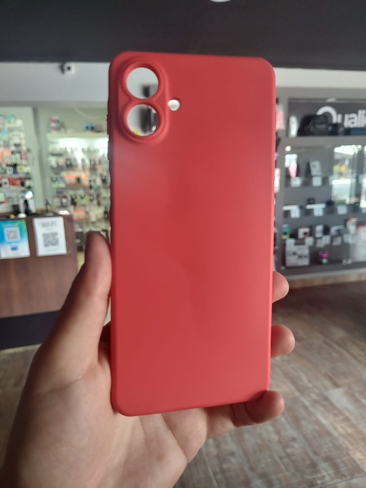 FUNDA SILICONA ROJA SAMSUNG A07