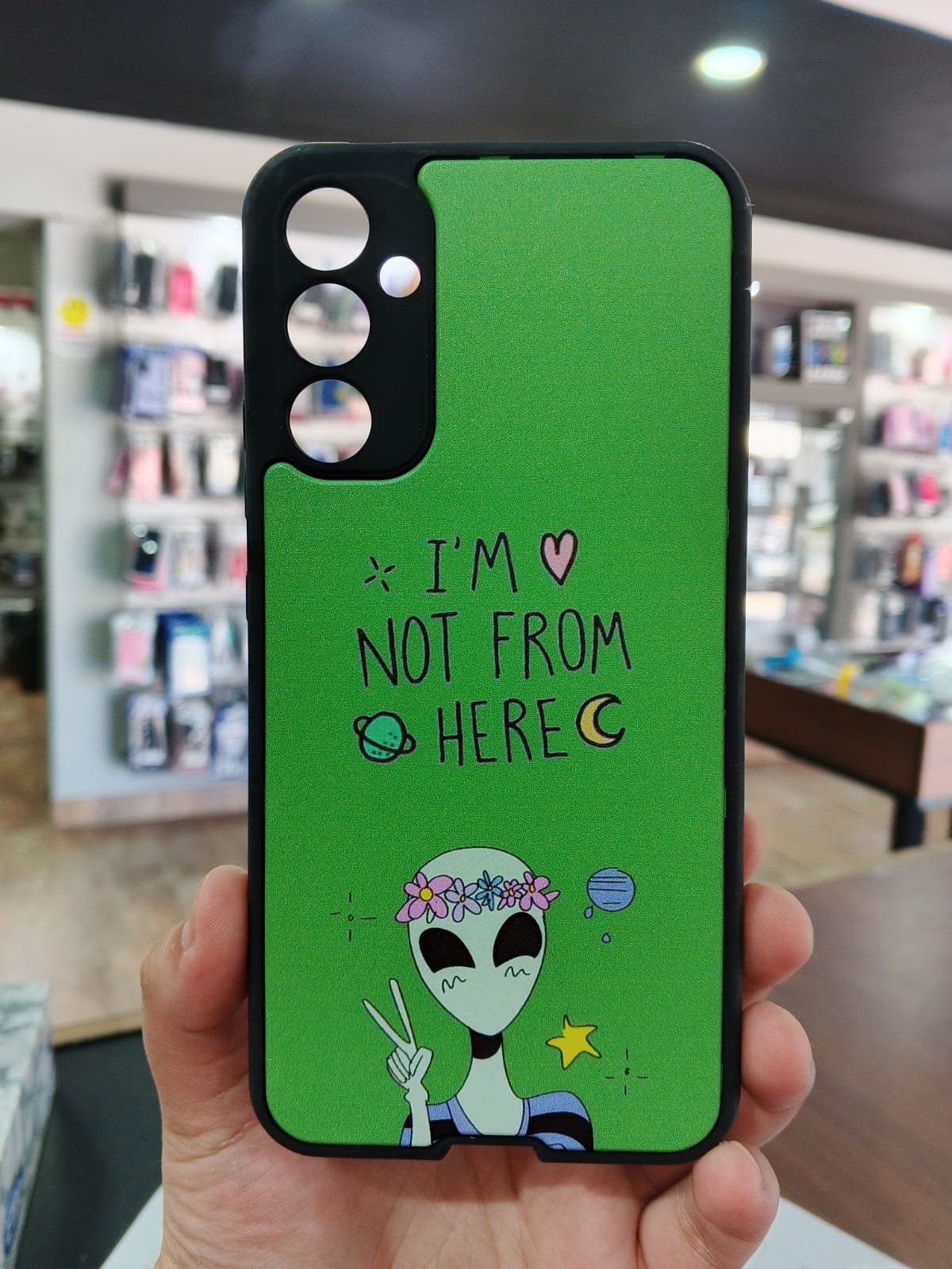 FUNDA DISEÑO OVNI HIPPIE SAMSUNG A34