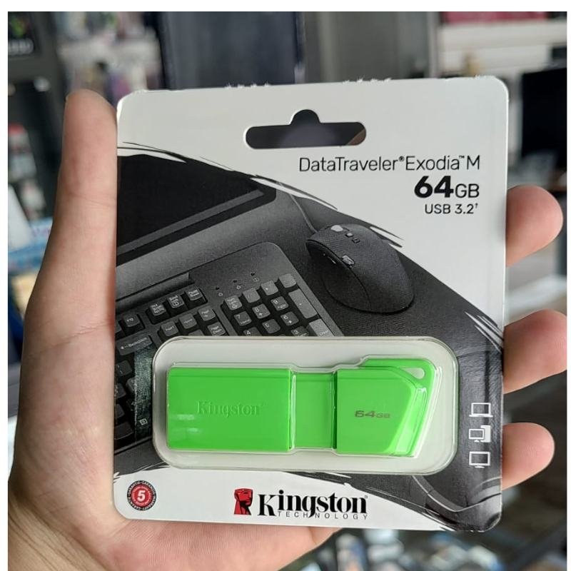 PENDRIVE KINGSTON DTXM 64GB VERDE NEON EXODIA