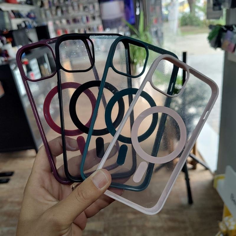FUNDA MAGSAFE BORDE COLOR IPHONE 13