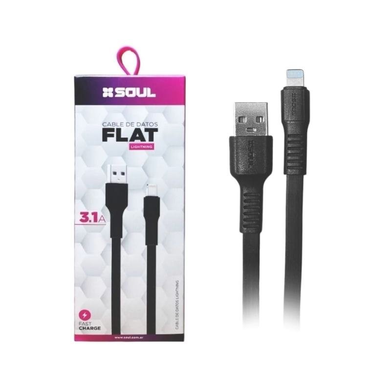CABLE USB - IPHONE FLAT 3.1A