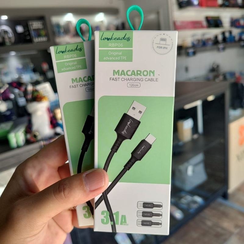 CABLE LOOK MACARON 3.1 CARGA RAPIDA IPHONE