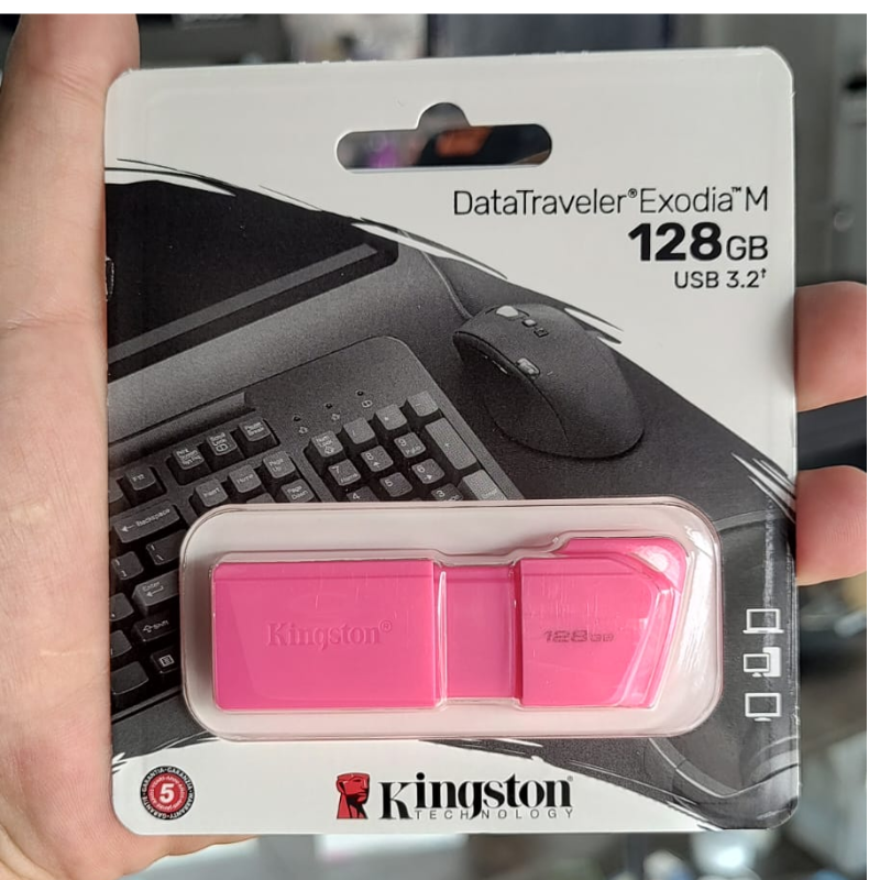 PENDRIVE KINGSTON DTXM 128GB ROSA NEON EXODIA