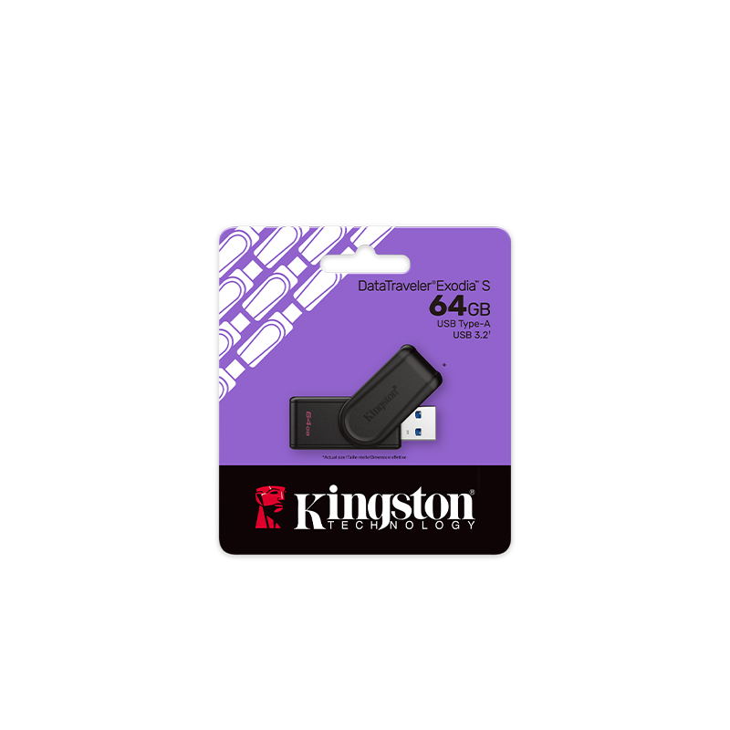 PENDRIVE KINGSTON DTXS 64.00 GB EXODIA S USB3.2