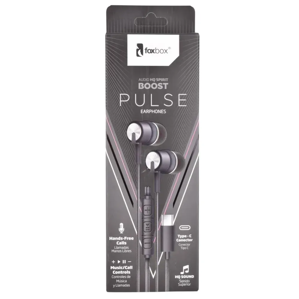 Alternative view of AURICULAR FOXBOX BOOST PULSE TYPE-C NEGRO