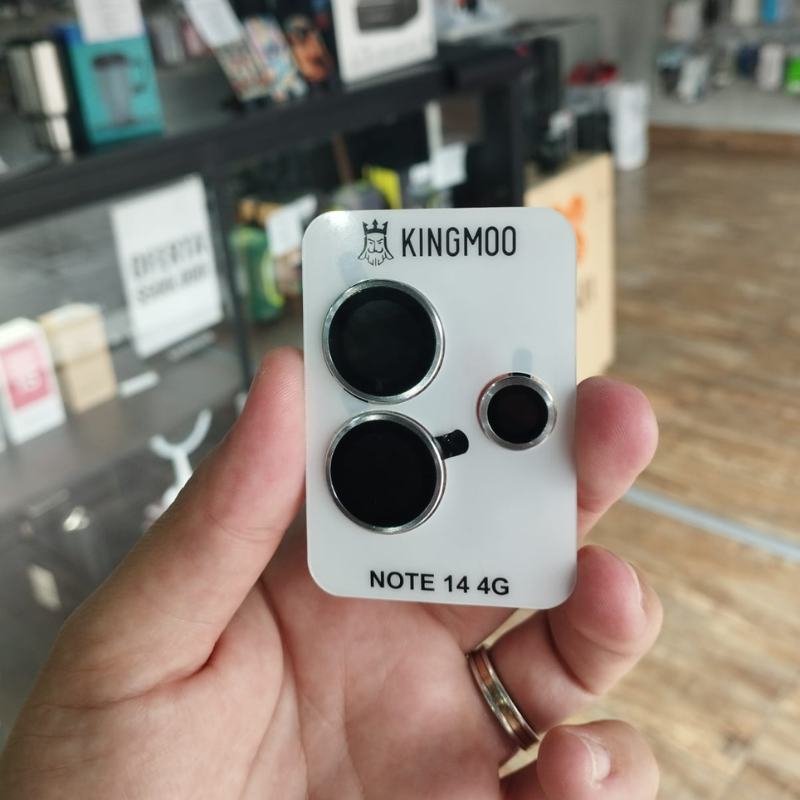 PROTECTOR DE CAMARA INIDIVIDUAL PLATEADO NOTE 14 5G