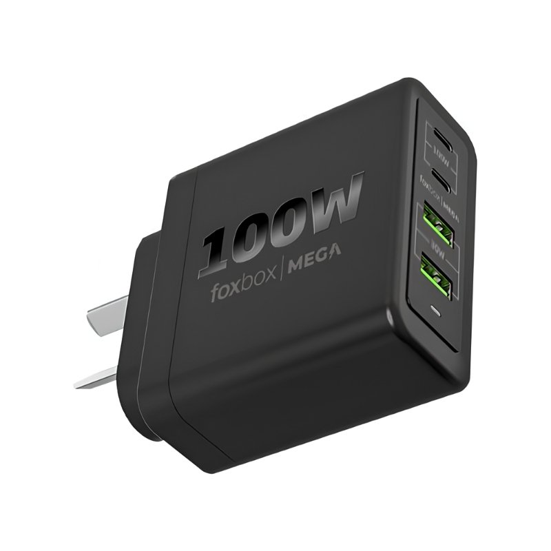 CARGADOR DE PARED GAN FOXBOX MEGA 100W