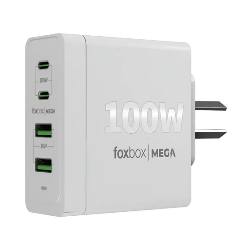 CARGADOR DE PARED GAN FOXBOX MEGA 100W - Imagen 4