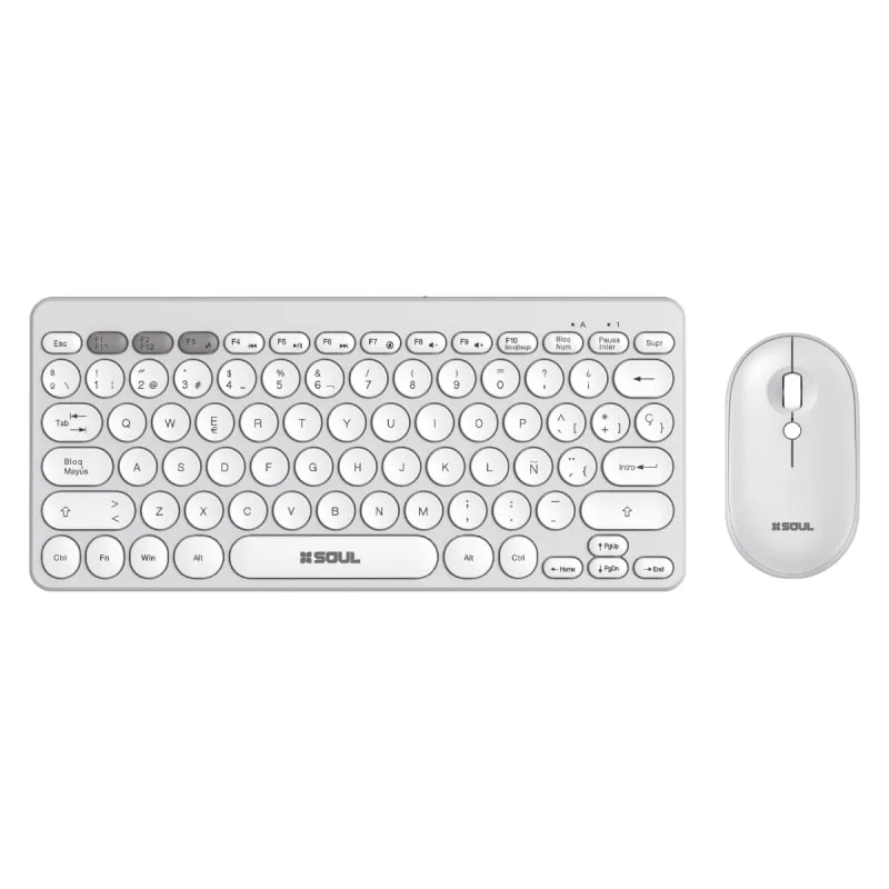 KIT TECLADO + MOUSE 80% INALAMBRICO SOUL OFFICE OCW 200