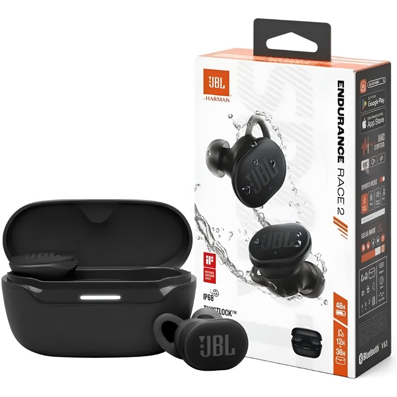 AURICULAR JBL ENDURANCE RACE NEGRO