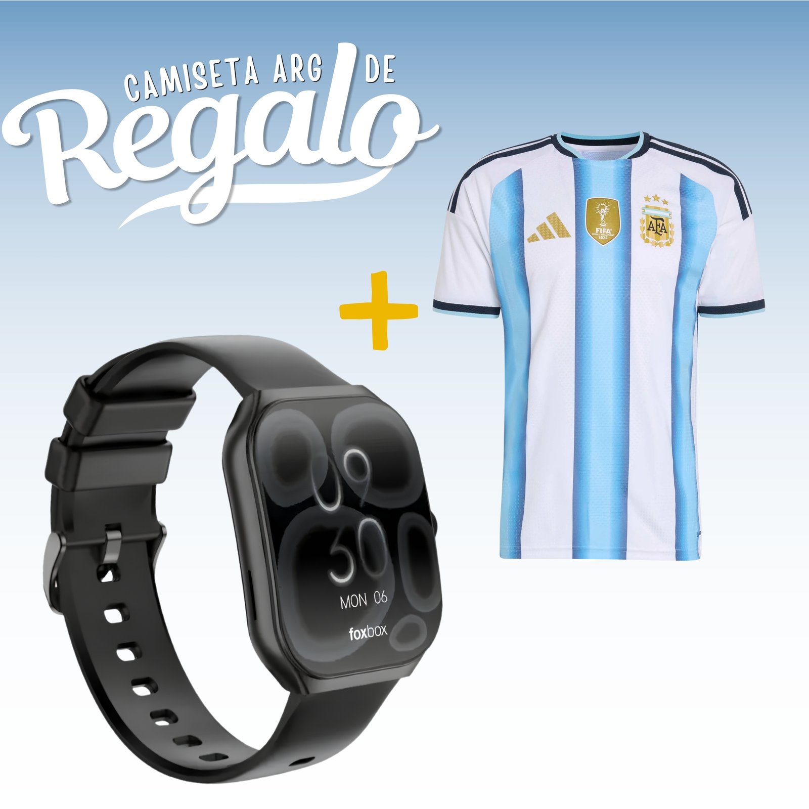 SMARTWATCH URBANO NEUTRON 4.0 FOX BOX NEGRO CON MALLA EXTRA GRIS