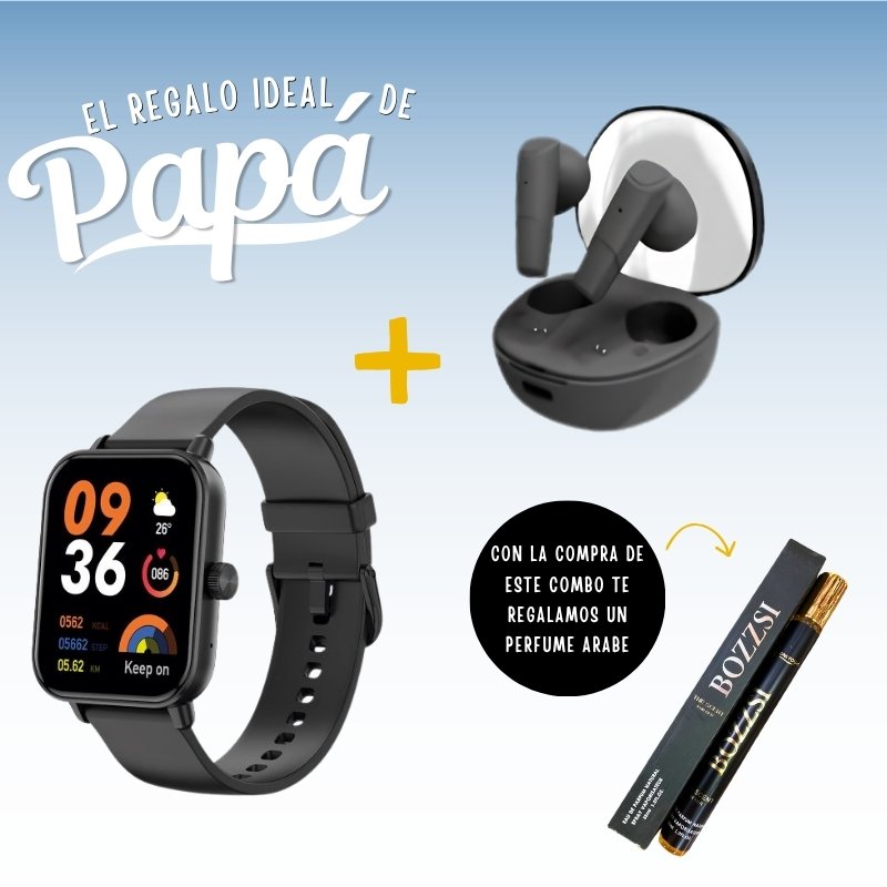COMBO para PAPÁ SMARTWATCH ALO QUAD + AURI BLUETOOTH SONG