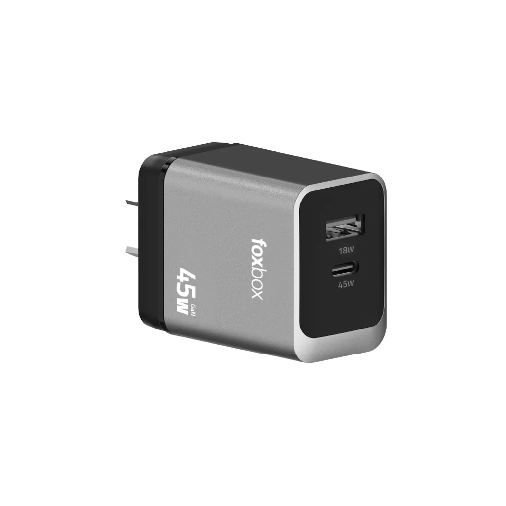 Alternative view of CARGADOR DE PARED FOXBOX MEGA 3 45W PD QC