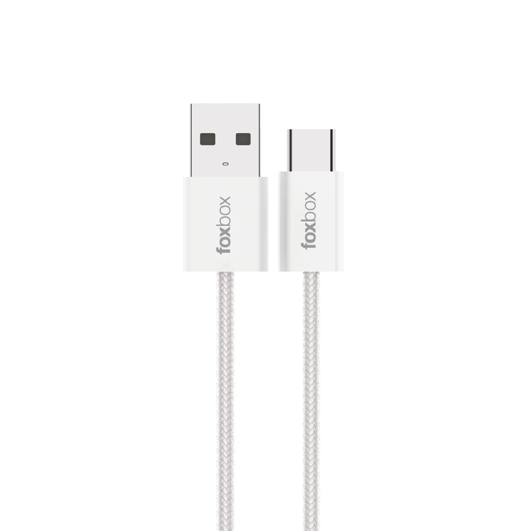 CABLE FOXBOX NEXUS 20W 1M TIPO C BLANCO