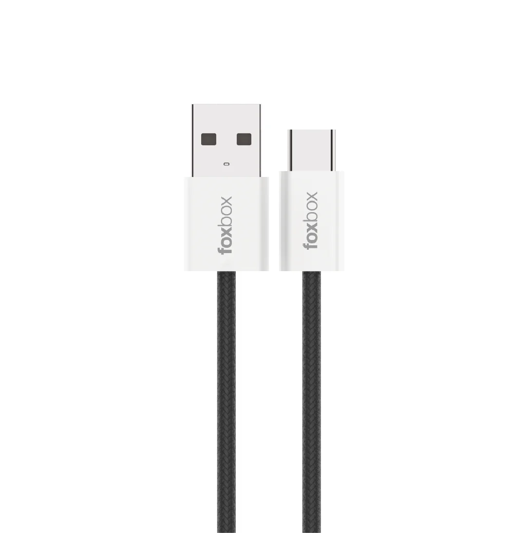 CABLE FOXBOX NEXUS 20W 1M TIPO C NEGRO