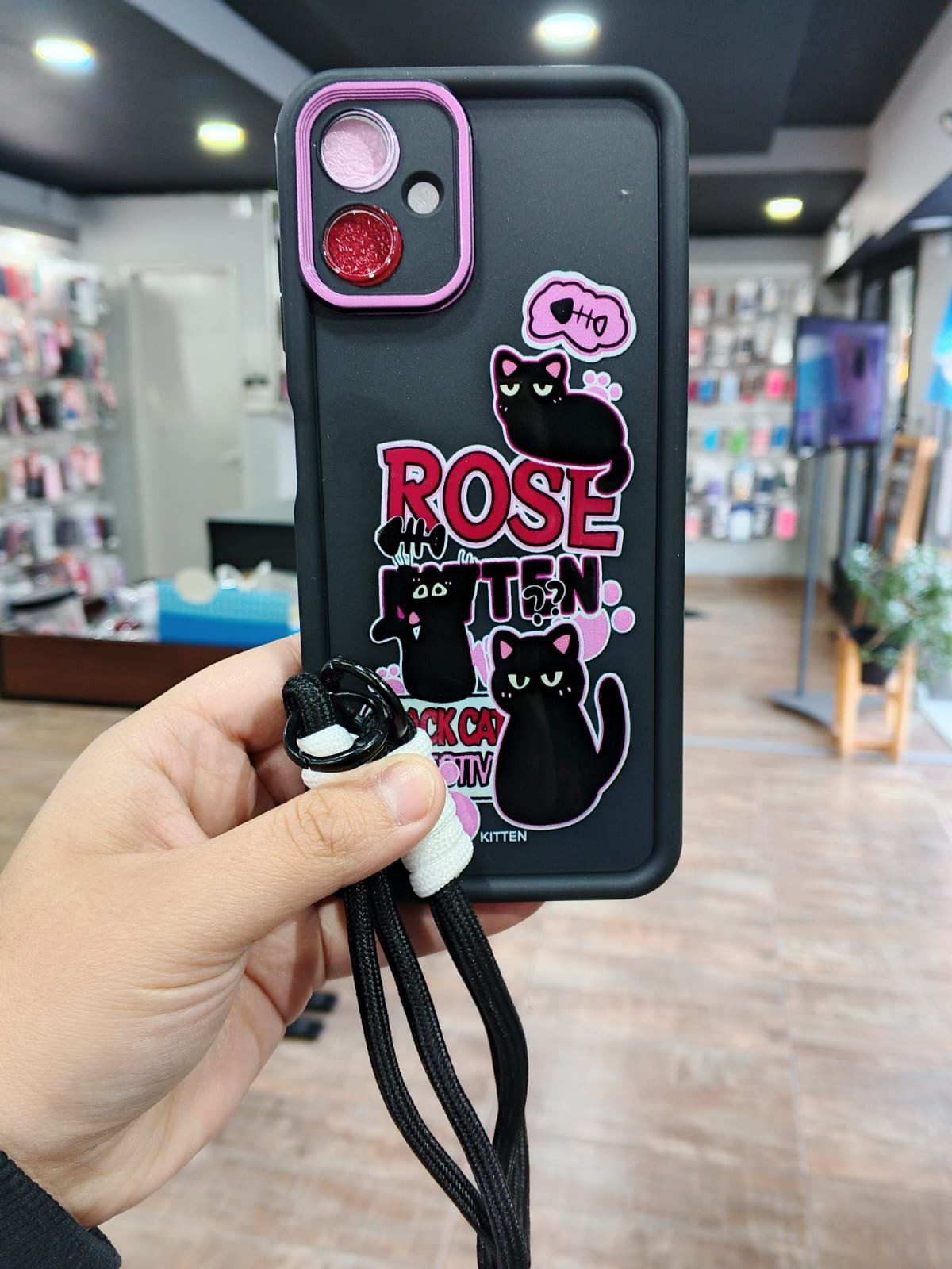 FUNDA TPU REFORZADO DISEÑO + STRAP SAMSUNG A15