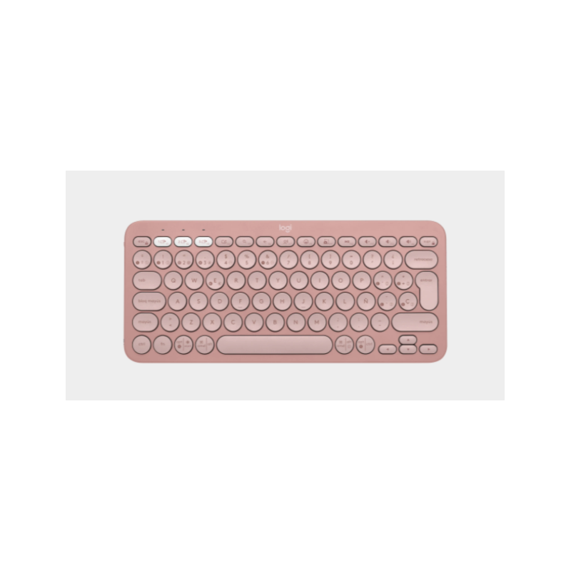 TECLADO LOGITECH K380 ROSA BT PEBBLE 2 ESPAÑOL