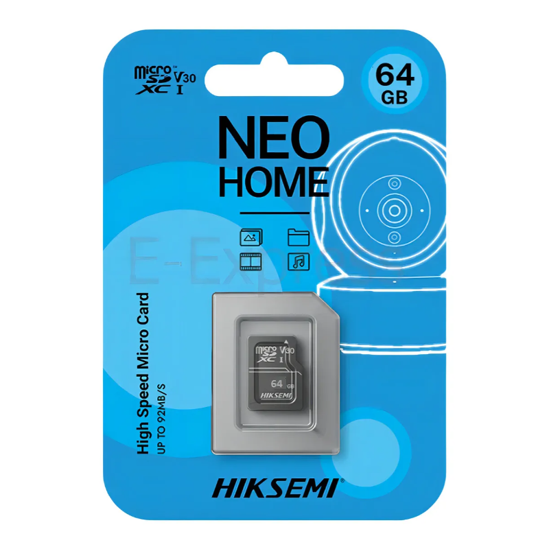 MICRO SD XC 64.00 GB HIKSEMI NEO HOME HS-TF-D1