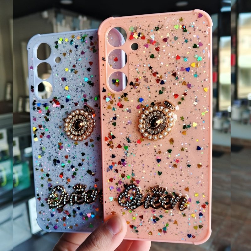 Alternative view of FUNDAS CON BRILLOS QUEEN SAMSUNG A06